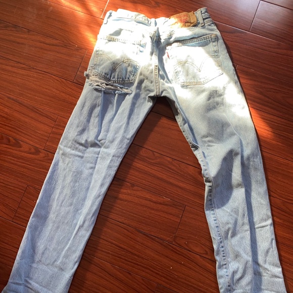 Levi custom ripped jeans vintage - Picture 3 of 6